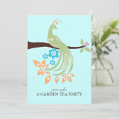 ピーコックガーデンパーティの招待状 招待状 (スタンド正面)