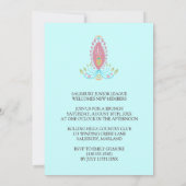 ピーコックガーデンパーティの招待状 招待状 (裏面)