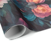 ピーコックガーデン壁紙アート ラッピングペーパー (ロールコーナー)