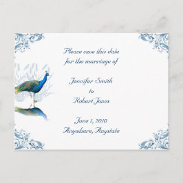 ピーコックガーデン日付を保存 案内ポストカード