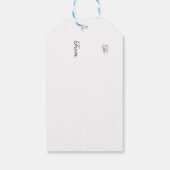 ピーコックギフトラベル ギフトタグ (裏面)