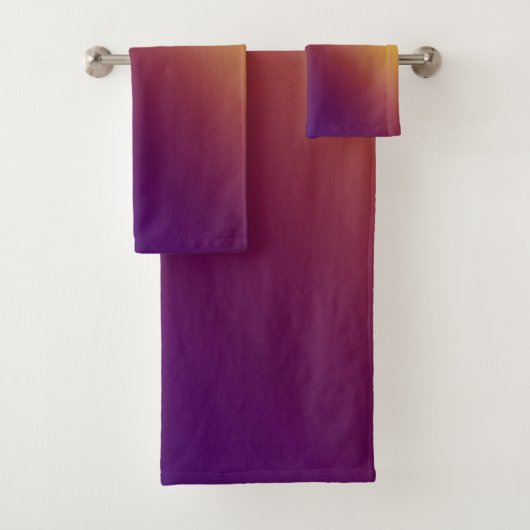 ピーコックグラデーションイエロー バスタオルセット (インサイチュ)