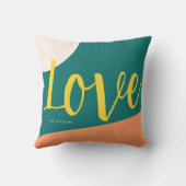 ピーコックグリーンジョイラブ装飾用クッション クッション (裏面)