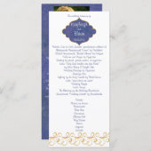 ピーコックグローリー結婚式 プログラム (正面/裏面)