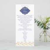 ピーコックグローリー結婚式 プログラム (スタンド正面)