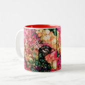 ピーコックコーヒーマグ ツートーンマグカップ (正面左)