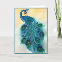 ピーコックサンキューカード