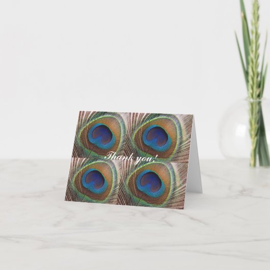 ピーコックサンキューカード サンキューカード (正面)