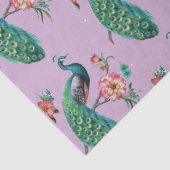 ピーコックシリーズデザイン4薄紫ティッシュペーパー 薄葉紙 (詳細)