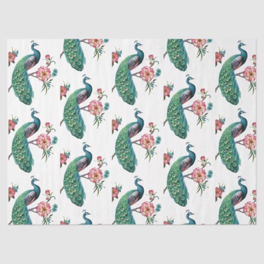 ピーコックシリーズデザイン4 薄葉紙 (正面)