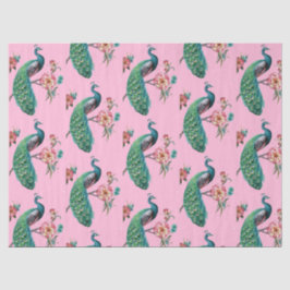 ピーコックシリーズデザイン4 PinkTisy紙 薄葉紙