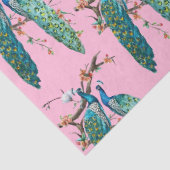 ピーコックシリーズデザイン6ピンクティッシュペーパー 薄葉紙 (詳細)