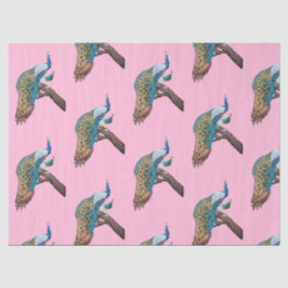 ピーコックシリーズデザイン9ピンクティッシュペーパー 薄葉紙