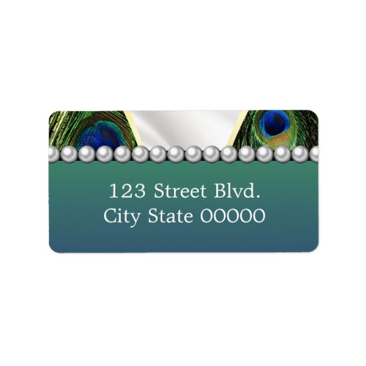 ピーコックシルバードレープ金ゴールド ラベル (正面)