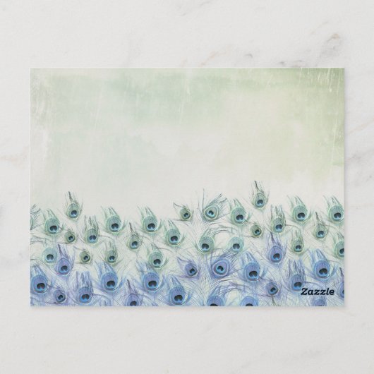 ピーコックシー結婚ファンタジーサンキューカード ポストカード (裏面)