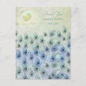 ピーコックシー結婚ファンタジーサンキューカード ポストカード (正面)