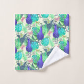 ピーコックジャングルブライト バスタオルセット (ウォッシュタオル)