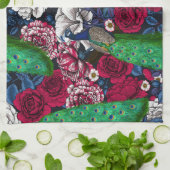 ピーコックスのバラ園 キッチンタオル (折り畳み)