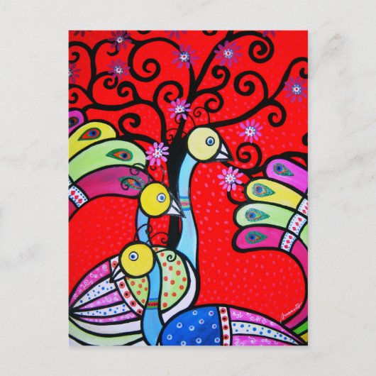 ピーコックスはがき3枚 ポストカード (正面)