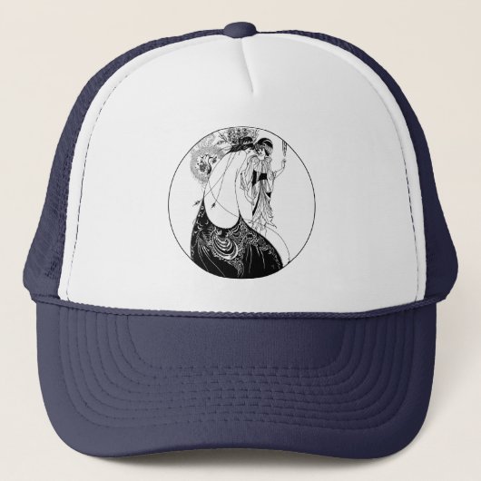 ピーコックスカートベアズリーアールヌーボー キャップ (正面)