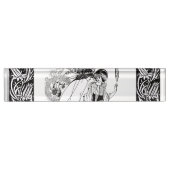 ピーコックスカートベアズリーアールヌーボー デスクネームプレート (正面)