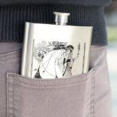 ピーコックスカートベアズリーアールヌーボー フラスク (インサイチュ)