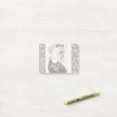 ピーコックスカートベアズリーアールヌーボー ポストイット (デスク上)