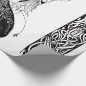 ピーコックスカートベアズリーアールヌーボー ラッピングペーパー (角)