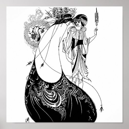 ピーコックスカートベアズリー新しい ポスター (正面)