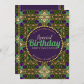 ピーコックスクロスパープルグリーンスペシャル誕生日 (正面/裏面)