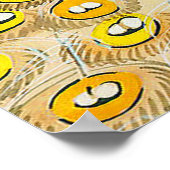 ピーコックスタンディングポスタースケッチ1 ポスター (角)