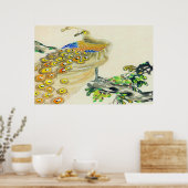 ピーコックスタンディングポスタースケッチ1 ポスター (キッチン)