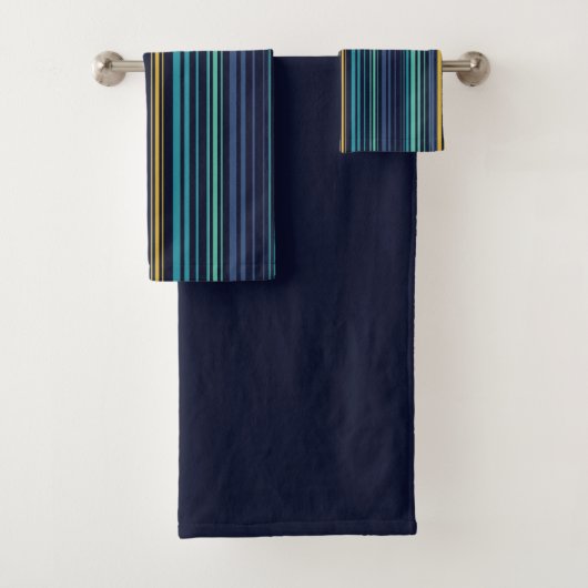 ピーコックストライプの バスタオルセット (インサイチュ)