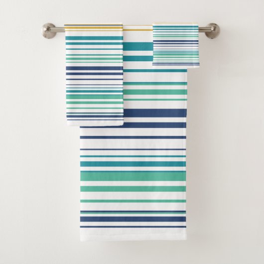 ピーコックストライプの バスタオルセット (インサイチュ)
