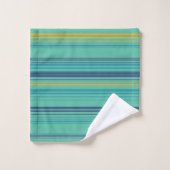 ピーコックストライプの バスタオルセット (ウォッシュタオル)