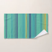 ピーコックストライプの バスタオルセット (ハンドタオル)