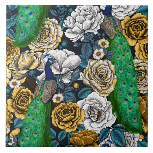 ピーコックスバラ園3 タイル (正面)