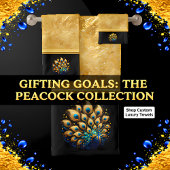 ピーコックス威厳のあるダンス バスタオルセット