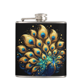 ピーコックス威厳のあるダンス フラスク