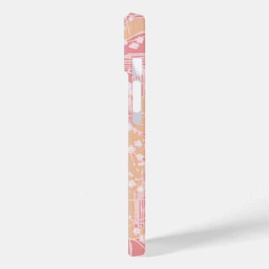 ピーコックス、ピンクの白い桜の花日本のフローラ Case-Mate iPhoneケース (裏面 / 左)