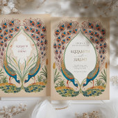 ピーコックス 箔招待状