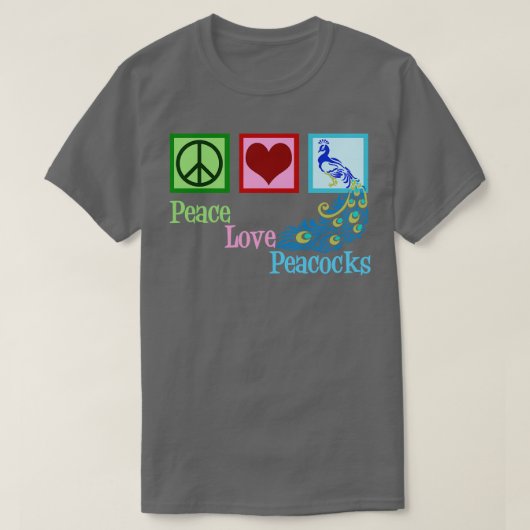 ピーコックス Tシャツ (デザイン正面)