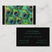 ピーコックダマスク名刺セット1114 名刺 (正面/裏面)