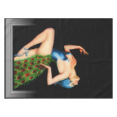 ピーコックダンサーバイアーレクルプベルギー テーブルクロス (正面(横))