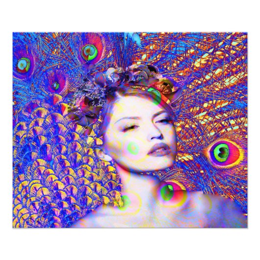 ピーコックダンス フォトプリント            (正面)