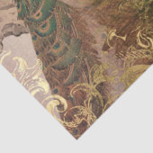 ピーコックチノイスリーピーニーフローラ金ゴールドの分離 薄葉紙 (詳細)