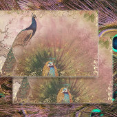 ピーコックチノイスリーピーニーフローラ金ゴールドの分離 薄葉紙