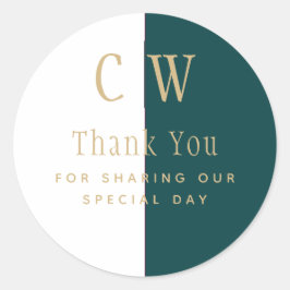 ピーコックティール（緑がかった色）グリーン金ゴールド結婚式の引き出物抱き枕 ラウンドシール