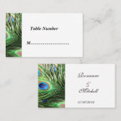 ピーコックテーブル番号クラシック プレイスカード