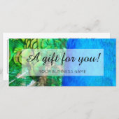 ピーコックテーマビジネスのプロモーション (正面/裏面)